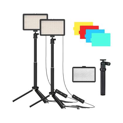 Imagem de Kit de Iluminação para Fotografia com Painel LED RGB e Tripé