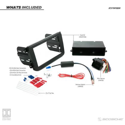 Imagem de Kit de instalação de som automotivo Scosche ICVW6BN para Volkswagen