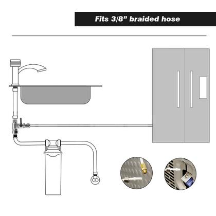 Imagem de Kit de Instalação Frizzlife IMC-2 para Máquina de Gelo da Geladeira