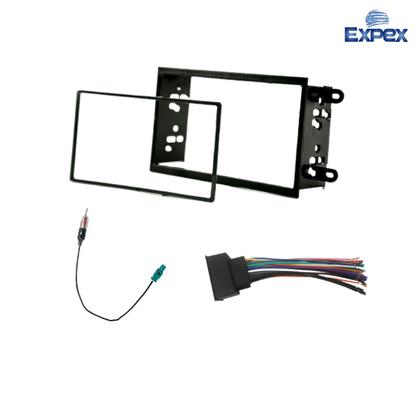 Imagem de Kit de Instalação Multimídia Chevrolet Cobalt/Onix/Prisma/Spin 2013 até 2017 2 Din Preto Expex - EKTGM001