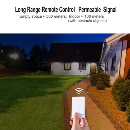 Imagem de Kit de interruptor de luzes sem fio Thinkbee sem fiação à prova d'água