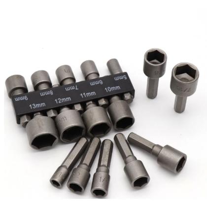 Imagem de Kit de Jogo de Bits Soquete Canhão para Parafusadeira 5 A 13mm