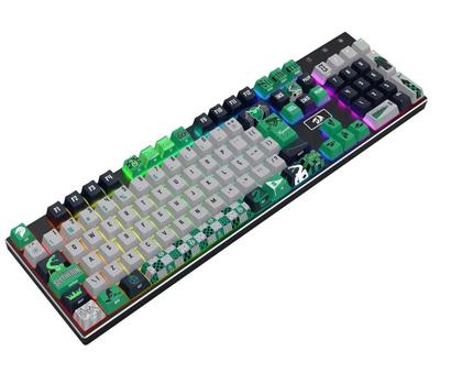 Imagem de Kit de Keycaps Redragon, Harry Potter Sonserina - PBT Dye Sub - 136 Teclas - HP-942
