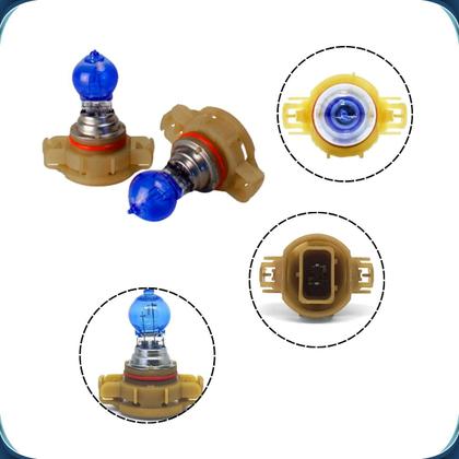 Imagem de Kit de lâmpadas Halógena Super Branca Farol Baixo H11 e Milha H16 para Freemont 2010 2011 2012 2013 2014 2015 2016
