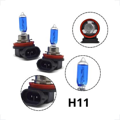 Imagem de Kit de Lâmpadas Halógena Super Branca Farol de Milha H11 para Corolla 2015 2016 2017 2018 2019 2020