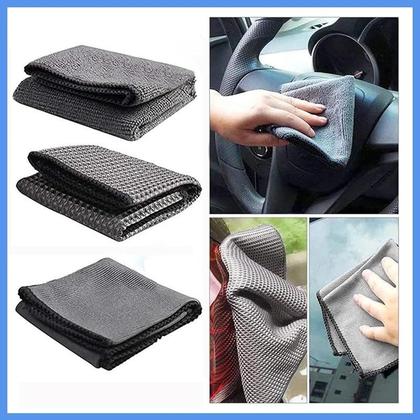 Imagem de Kit De Limpeza Automotiva Com 9 Peças: Toalhas De Microfibra, Esponja Blush, Luva De Lavagem,