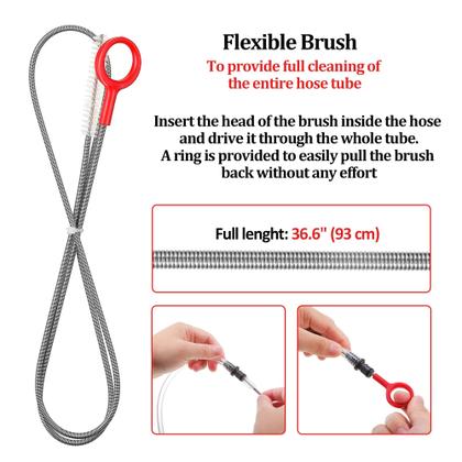 Imagem de Kit de limpeza de bexiga de hidratação, conjunto 2, 8 em 1, para reservatórios