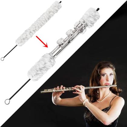 Imagem de Kit de limpeza de flauta SKYNEO com escova de limpeza de algodão e muito mais