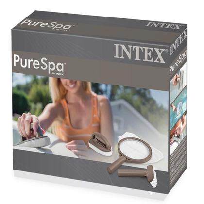 Imagem de Kit de Limpeza e Manutenção Pure Spa Intex Peneira Escova Esponja