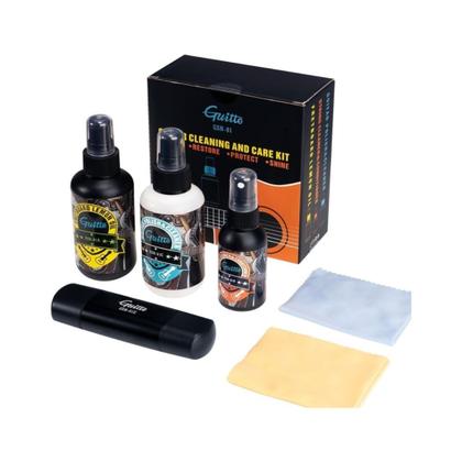 Imagem de kit de Limpeza e polimento para violão guitarra