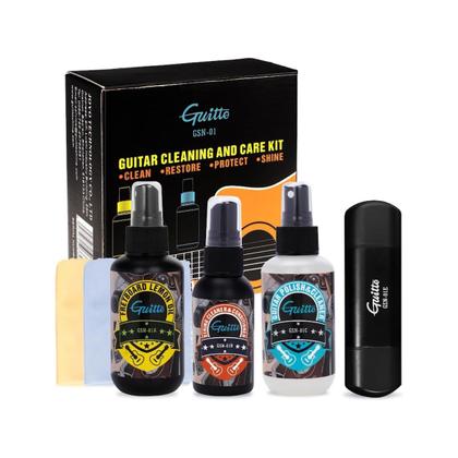 Imagem de kit de Limpeza e polimento para violão guitarra