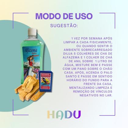 Imagem de Kit de Limpeza  Energética do Lar - Anil + Alfazema + Palo Santo  - Hadu Esotéricos