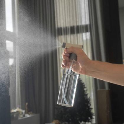 Imagem de Kit de Limpeza Flow 3 Borrifadores Multiuso 500ml e 3 Rodos de Janela Box Pia Ou Bege