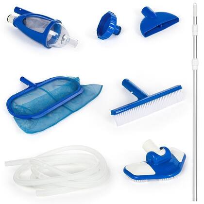 Imagem de Kit De Limpeza Piscina Deluxe Aspirador Escova Vacuum Intex