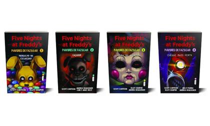 Imagem de Kit de Livros: Box Five Nights at Freddy's: Trilogia Completa & Box Pavores de Fazbear 1-4 (7 Volumes) Capa Comum