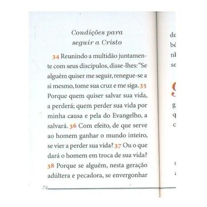 Imagem de Kit de livros evangelho lucas,marcos,matheus e joão 4 volumes - de bolso