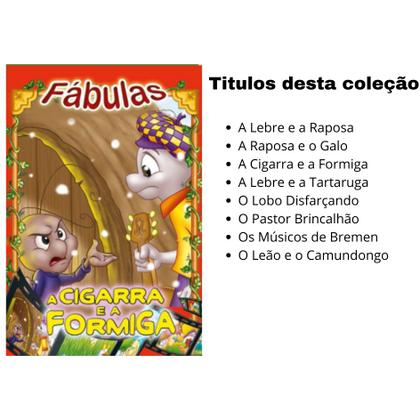 Imagem de Kit de Livros Infantil com 40 Un Coleções Fazendinha do Seu Lobato + Fábulas + Clássicos Divertidos + Dinossauros + Amig