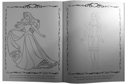 Imagem de Kit de livros infantis: coleção disney aquarela princesas + estudio de modas princesas- Crianças 4+ Anos