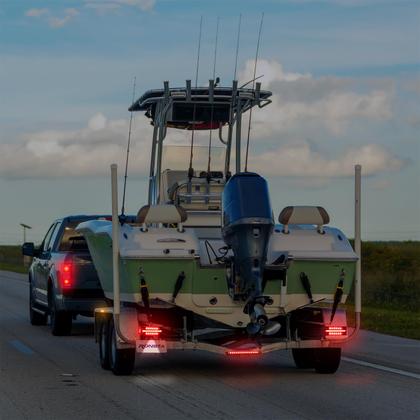 Imagem de Kit de luzes de reboque RONSTA Boat LED com barra de luz à prova d'água