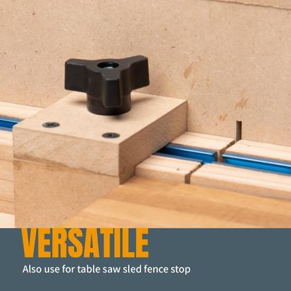 Imagem de Kit de maçanetas POWERTEC 71130 T-Track, conjunto de 36 peças