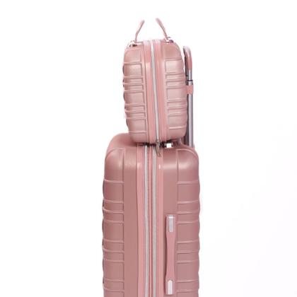 Imagem de Kit de mala rose p