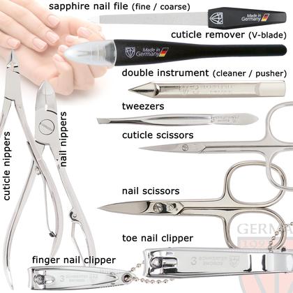 Imagem de Kit de manicure e pedicure 3 Swords Germany 10 peças