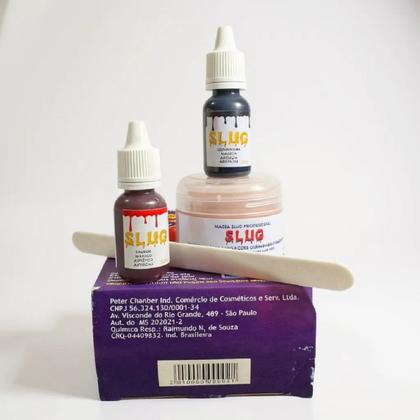 Imagem de Kit De Maquiagem Artística De Terror Drácula Zumbi Halloween