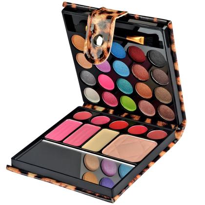Imagem de Kit de maquiagem Ecvtop Professional Eyeshadow Palette com brilho labial