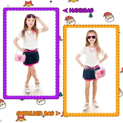 Imagem de Kit de maquiagem fingido Meland Toys para meninas com minha primeira bolsa