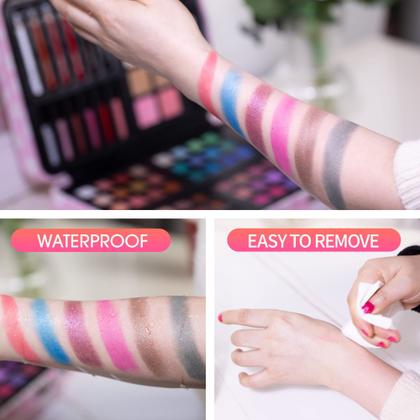 Imagem de Kit de maquiagem Hot Sugar para meninas adolescentes de 10 a 12 anos com 48 sombras