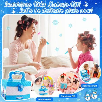 Imagem de Kit de Maquiagem Infantil Eye Sun Frozen - Para Meninas de 3 a 12 Anos