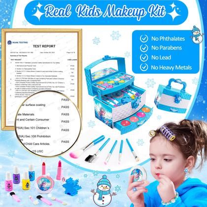 Imagem de Kit de Maquiagem Infantil Eye Sun Frozen - Para Meninas de 3 a 12 Anos