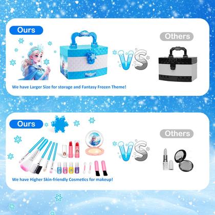 Imagem de Kit de Maquiagem Infantil Eye Sun Frozen - Para Meninas de 3 a 12 Anos