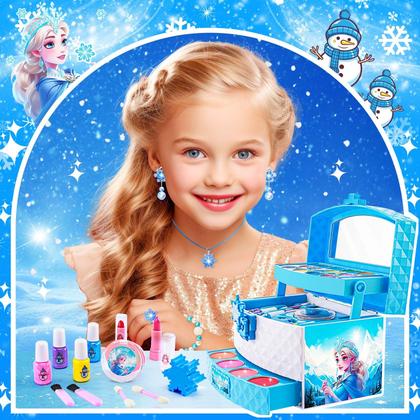 Imagem de Kit de Maquiagem Infantil Eye Sun Frozen - Para Meninas de 3 a 12 Anos
