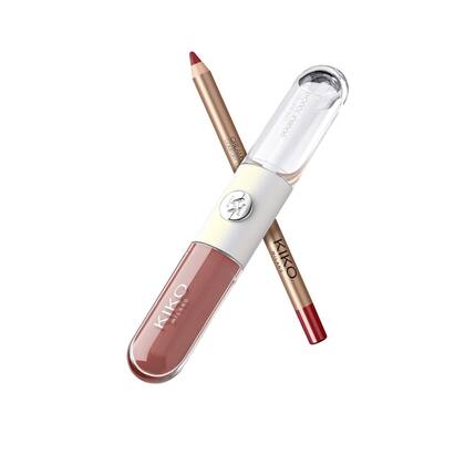 Imagem de Kit de Maquiagem Labial: Double Touch ilimitado e lápis labial - cor: 01 Cinnamon Star