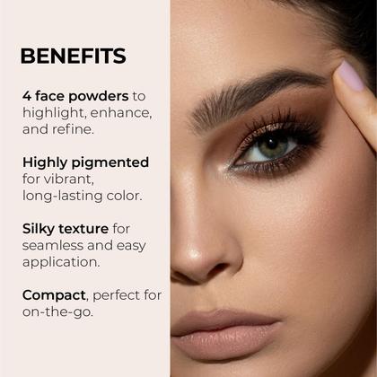 Imagem de Kit de maquiagem LUMINESS Face Time All In One com base Airbrush