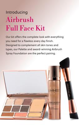 Imagem de Kit de maquiagem LUMINESS Face Time All In One com base Airbrush