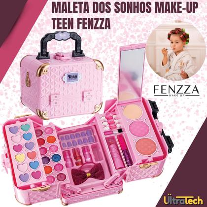 Imagem de Kit De Maquiagem Maleta Dos Sonhos Completa Infantil Fenzza Envio Imediato