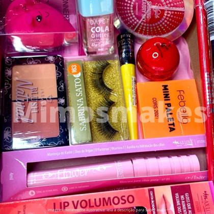 Imagem de Kit de maquiagem Mimos Box Recebidos de blogueira