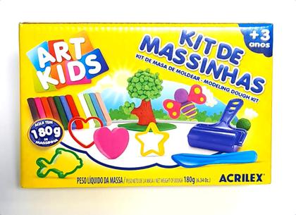 Imagem de Kit de Massinhas Para Modelar 180g Com Moldes e Acessórios