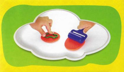 Imagem de Kit de Massinhas Para Modelar 180g Com Moldes e Acessórios