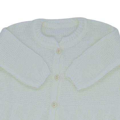 Imagem de Kit de Maternidade Trançado e Body com Gola Bordada Gold