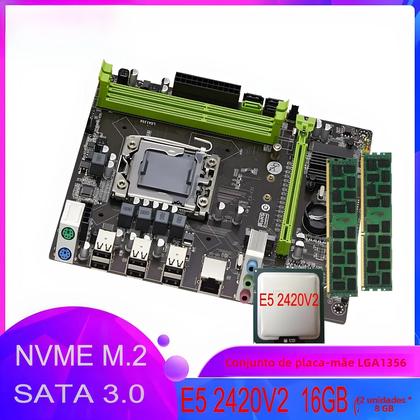 Imagem de Kit de Memória DDR3 16GB Qiyida X79 - Placa-Mãe, NVMe, SATA 3.0, Servidor ATX E5 V32