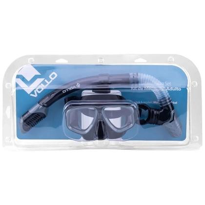 Imagem de Kit de mergulho adulto máscara e snorkel vollo