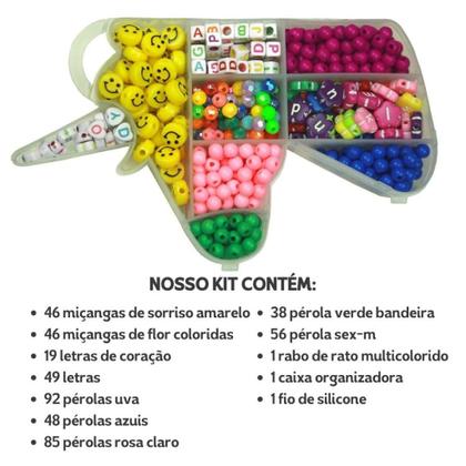 Imagem de Kit De Miçangas Para Pulseira C 479 Unidades Kaftor