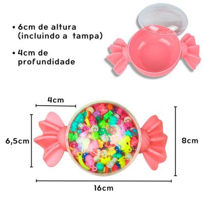 Imagem de Kit De Miçangas Para Pulseira Com 375 Unidades Kaftor