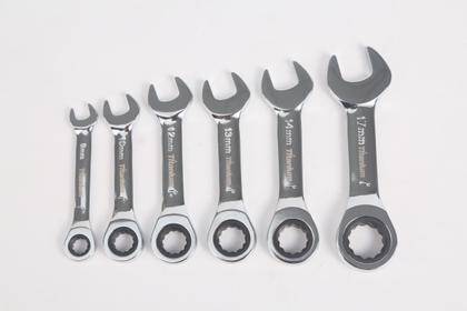 Imagem de Kit de mini chaves combinadas com 6 pecas 08383 titanium