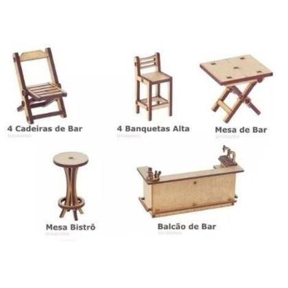 Imagem de Kit De Miniaturas Barzinho K2016