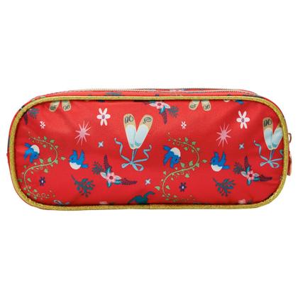 Imagem de Kit De Mochila e Rodas 16" Branca de Neve Estojo e Lancheira