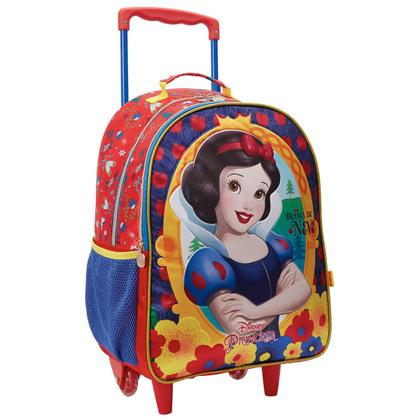 Imagem de Kit De Mochila e Rodas 16" Branca de Neve Estojo e Lancheira